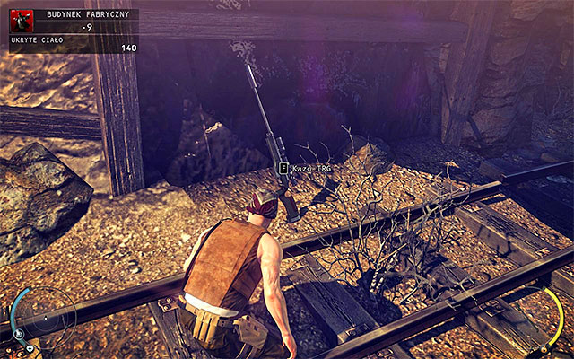 Near the mines exit you can find very valuable weapon - Kazo TRG sniper rifle (screen above) - Factory Compound - Reaching the main complex | 11: Dexter Industries - 11: Dexter Industries - Hitman: Absolution Game Guide