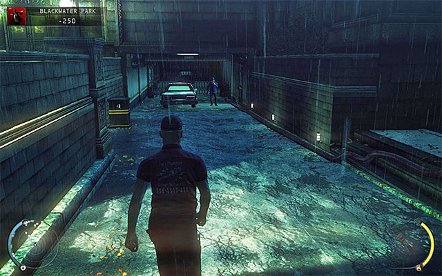 The third possibility to get inside the building is crossing the ventilation shaft - Blackwater Park - Getting inside the residential building | 18: Blackwater Park - 18: Blackwater Park - Hitman: Absolution Game Guide