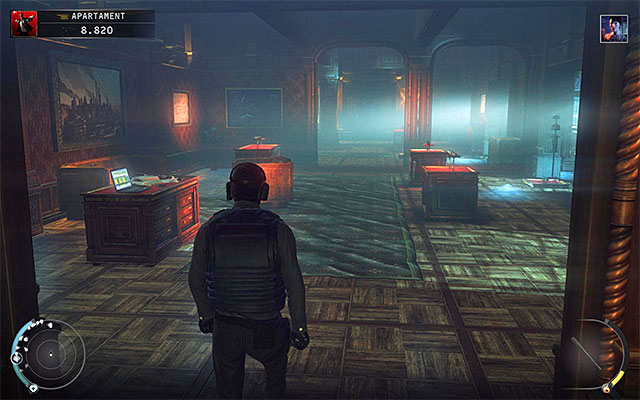 In the office room, adjacent to the one described above, you should encounter only two still opponents, so you can explore it without problems - Penthouse - Exploring the penthouse | 18: Blackwater Park - 18: Blackwater Park - Hitman: Absolution Game Guide