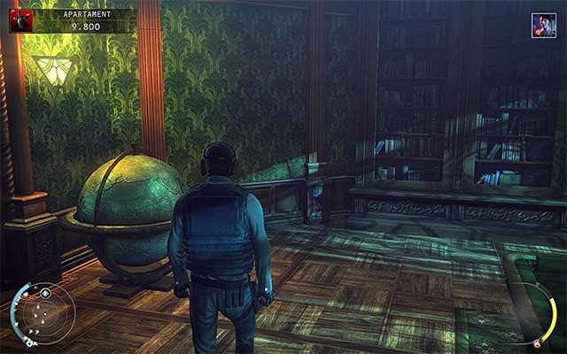 You can approach a panic room also from the other side, crossing well guarded penthouse areas (a room with the whale skeleton among others) - Penthouse - Exploring the panic room | 18: Blackwater Park - 18: Blackwater Park - Hitman: Absolution Game Guide