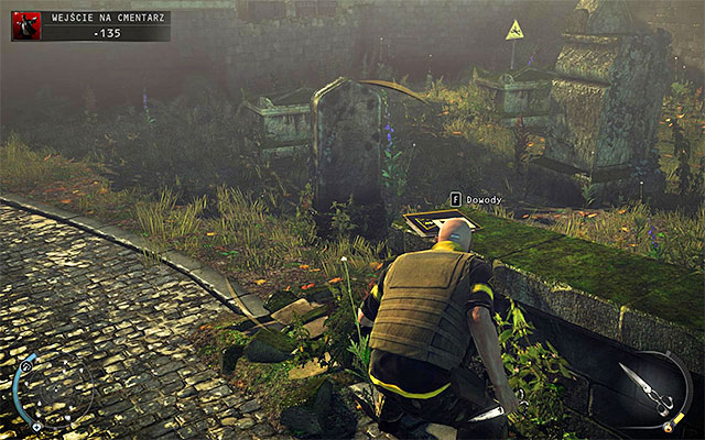 Less obvious variant is choosing the central path - Cemetery Entrance | 20: Absolution - 20: Absolution - Hitman: Absolution Game Guide