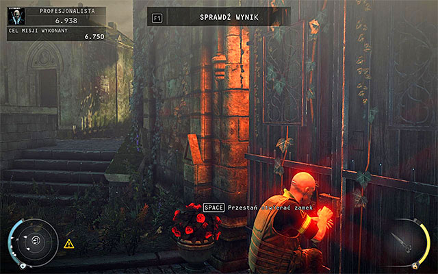 Go to the cemetery gate and notice that Agent 47 has to interact with it in order to unlock it - Cemetery Entrance | 20: Absolution - 20: Absolution - Hitman: Absolution Game Guide