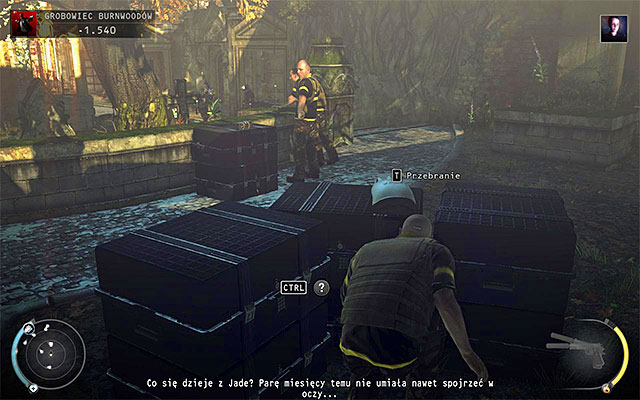 Using the path described above will not only get you closer to the central area of the cemetery, but also allows you to reach the ready-to-wear Agency technician disguise - Burnwood Family Tomb - Exploring the tomb area | 20: Absolution - 20: Absolution - Hitman: Absolution Game Guide