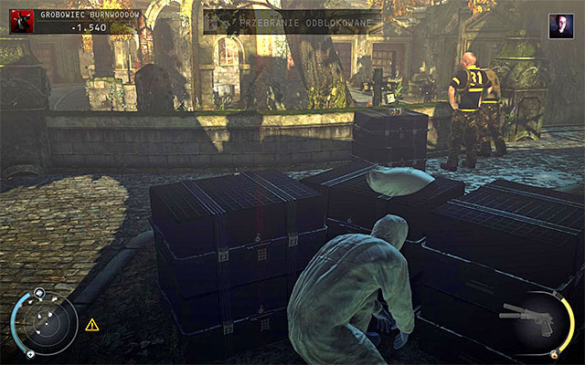 The second arranged accident is related to crushing Jade with heavy cargo - Burnwood Family Tomb - Eliminating Jade | 20: Absolution - 20: Absolution - Hitman: Absolution Game Guide