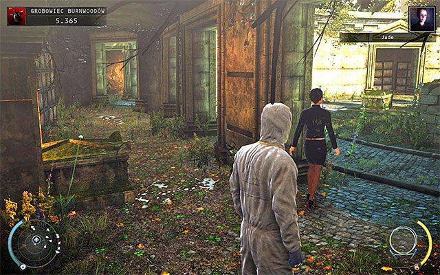 Once you put on the technician disguise, find Jade, approach her and wait until you get to the dug out grave - Burnwood Family Tomb - Eliminating Jade | 20: Absolution - 20: Absolution - Hitman: Absolution Game Guide