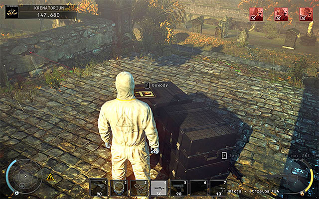 I suggest starting exploring the area only after eliminating all three praetorians - The Crematorium | 20: Absolution - 20: Absolution - Hitman: Absolution Game Guide