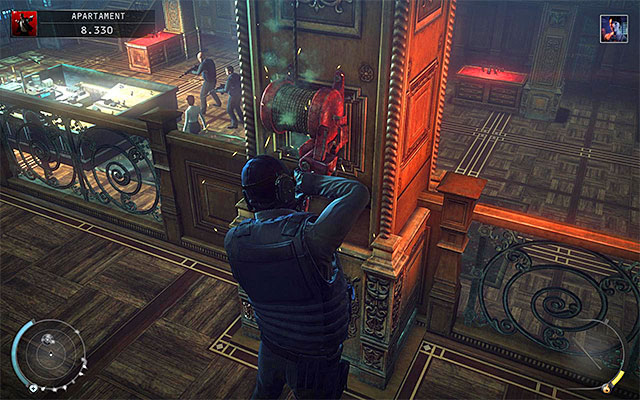 Use any stairs leading to the upper balconies, wait until Layla approaches the mock-up and pull the lever thus crushing her with the skeleton - 18: Blackwater Park - p. 3 | Challenges - Challenges - Hitman: Absolution Game Guide