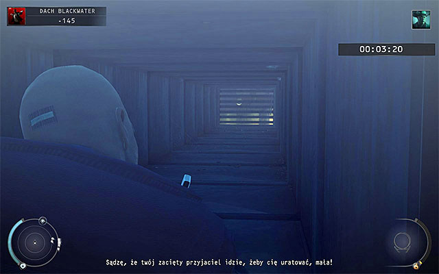 The second path is the ventilation shaft and you can cross it from the minefield side or from the corridor under the heliport - 19: Countdown | Challenges - Challenges - Hitman: Absolution Game Guide