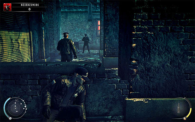 Do not try walking to the passage guarded by a single policeman - Courtyard | 5: Hunter and Hunted - 5: Hunter and Hunted - Hitman: Absolution Game Guide