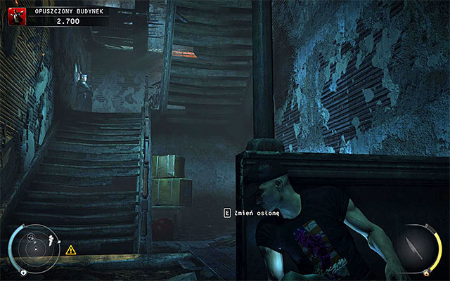 Choose a corridor leading to undamaged stairs - Derelict Building | 5: Hunter and Hunted - 5: Hunter and Hunted - Hitman: Absolution Game Guide