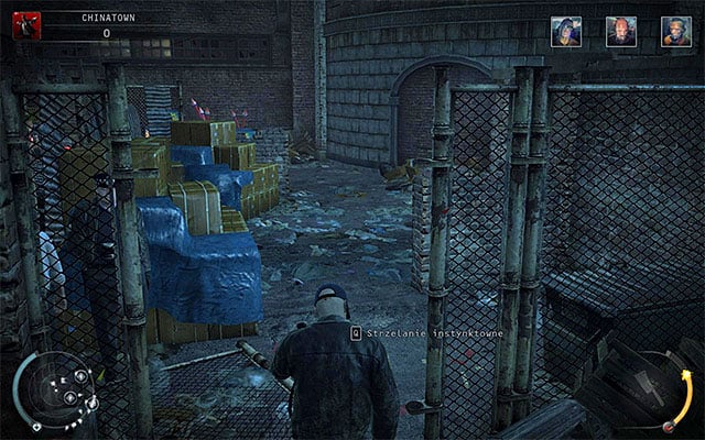 The best place to attack Frank Owens is a fenced area located in front of the starting place (screen above) - Chinese New Year - Eliminating Frank Owens | 5: Hunter and Hunted - 5: Hunter and Hunted - Hitman: Absolution Game Guide