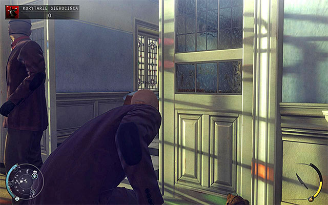 Much better idea is to use this opportunity to sneak past bandits (screen above), especially since they should not walk away until they finish torturing the guy, thereby making it easier for you to further explore the building - Orphanage Halls - Exploring the first floor of the orphanage | 6: Rosewood - 6: Rosewood - Hitman: Absolution Game Guide