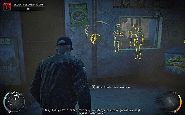 This challenge can be completed in the Convenience Store stage - 5: Hunter and Hunted - p. 1 | Challenges - Challenges - Hitman: Absolution Game Guide