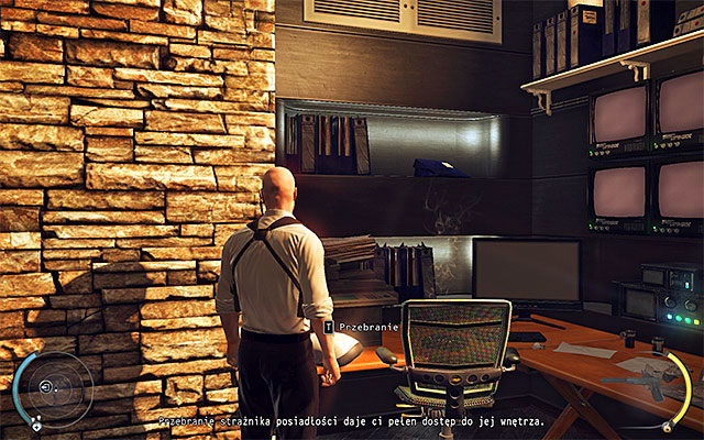 Use the door leading to the security room and spend some time to look around - Cliff | 1: Personal Contract - 1: Personal Contract - Hitman: Absolution Game Guide