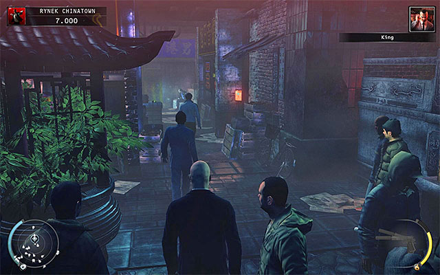 Now you have to wait until the King of Chinatown meets the drug dealer twice - Chinatown square - Poisoning the King of Chinatown | 2: The King of Chinatown - 2: The King of Chinatown - Hitman: Absolution Game Guide