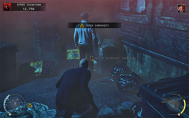 Another method involves taking over the identity of the dealer and it is best to do it after the King of Chinatown and the dealer meet for the first time (you do not have to worry, that your target will be suspicious with the fact of meeting someone else) - Chinatown square - Poisoning the King of Chinatown | 2: The King of Chinatown - 2: The King of Chinatown - Hitman: Absolution Game Guide