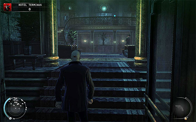 Hitman can use one of two elevators - Terminus Hotel - Getting to the seventh floor | 3: Terminus - 3: Terminus - Hitman: Absolution Game Guide