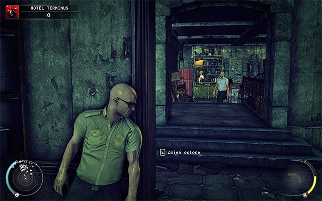 The safest approach to the elevator located in the basement is janitor disguise - Terminus Hotel - Getting to the seventh floor | 3: Terminus - 3: Terminus - Hitman: Absolution Game Guide