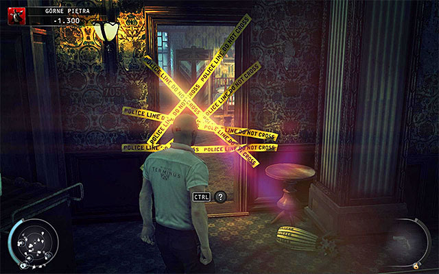 The seventh floor has a few inaccessible areas - Upper floors - Exploring the seventh floor | 3: Terminus - 3: Terminus - Hitman: Absolution Game Guide