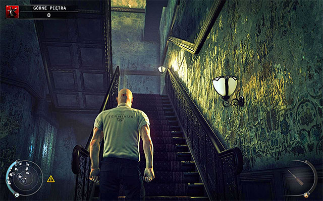 Regardless of whether youve used a keycard or walked on the ledge, youll find yourself in the staircase shown on the above screen - Upper floors - Getting to the eighth floor | 3: Terminus - 3: Terminus - Hitman: Absolution Game Guide