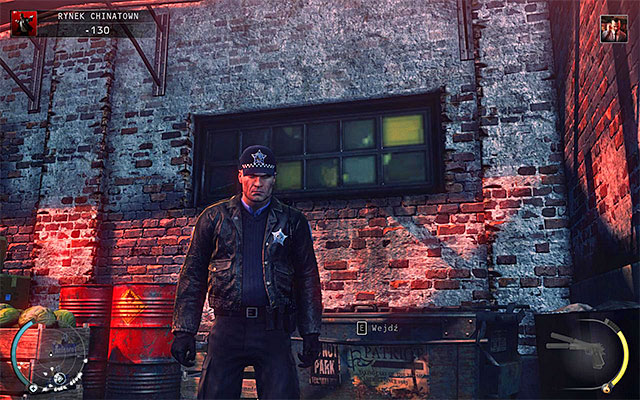 Chicago police officer disguise can be obtained by eliminating one of single policemen, for example the one in the alley, near the exit or the one guarding the King of Chinatown car - 2: The King of Chinatown | Challenges - Challenges - Hitman: Absolution Game Guide