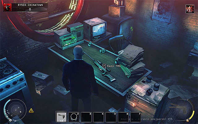 A sniper rifle required to unlock this challenge lies on the table in dealers apartment (screen above) - 2: The King of Chinatown | Challenges - Challenges - Hitman: Absolution Game Guide