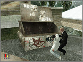 Here you can hide the body. - Flatline - Walkthrough - Hitman: Blood Money Game Guide & Walkthrough