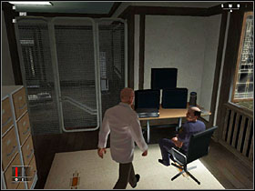 Here youll find a keycard. - Flatline - Walkthrough - Hitman: Blood Money Game Guide & Walkthrough