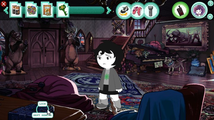 You will get to the living room, where theres some stuff from which you can get batteries - The home and brothers hideout | Walkthrough - Walkthrough - Hiveswap Game Guide