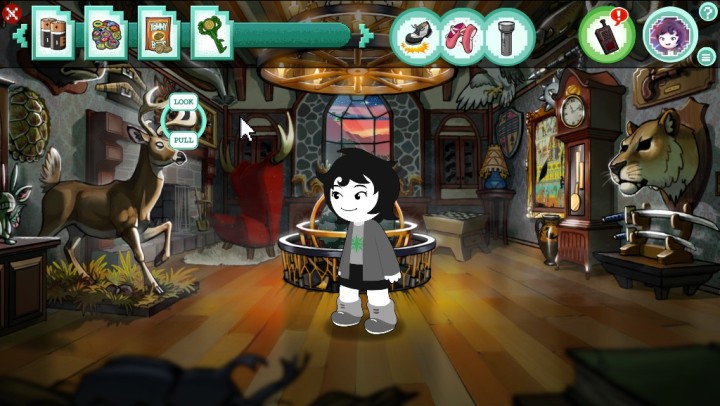 After defeating the enemy, you have to grab the deers antler - The home and brothers hideout | Walkthrough - Walkthrough - Hiveswap Game Guide