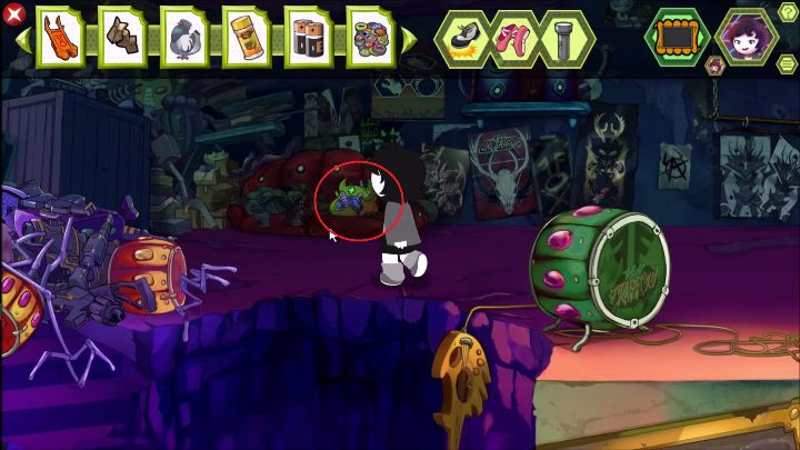 You will find another thing you can take with you on the left hand side of your couch - End game | Walkthrough - Walkthrough - Hiveswap Game Guide