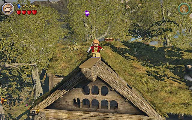 An example of a highly-valuable violet coin - 6. Studs (Coins) | LEGO The Hobbit - LEGO The Hobbit in 10 Easy Steps - LEGO The Hobbit Game Guide & Walkthrough