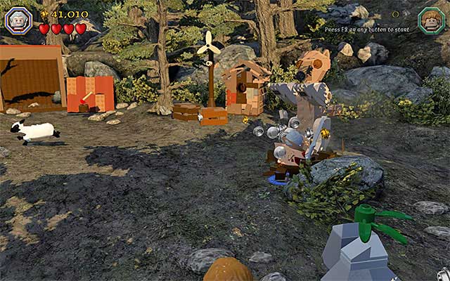 One of the teddies - Stage 9 (Queer Lodgings) | Main Stages - Collectibles - Main Stages - Collectibles - LEGO The Hobbit Game Guide & Walkthrough