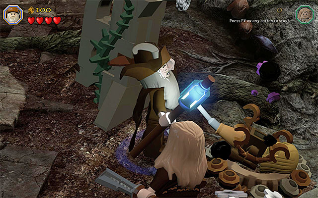 Use Radagast - Stage 10 (Flies and Spiders) | Main Stages - Collectibles - Main Stages - Collectibles - LEGO The Hobbit Game Guide & Walkthrough