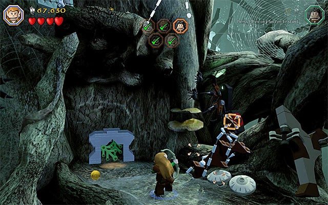 The fifth spider - Stage 10 (Flies and Spiders) | Main Stages - Collectibles - Main Stages - Collectibles - LEGO The Hobbit Game Guide & Walkthrough
