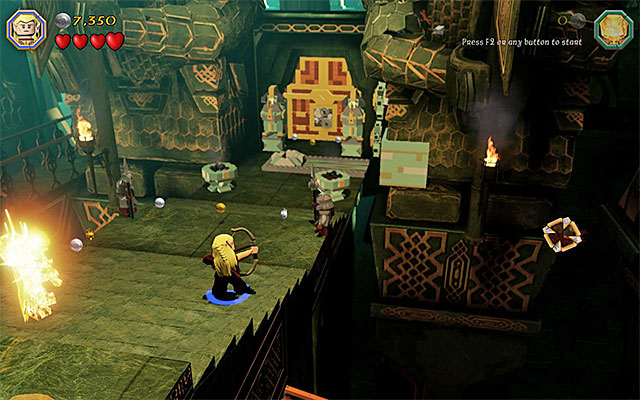 Requirements: bow (e - Stage 1 (Greatest Kingdom in Middle-Earth) | Main Stages - Collectibles - Main Stages - Collectibles - LEGO The Hobbit Game Guide & Walkthrough