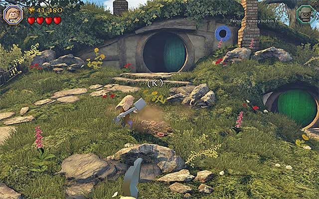 Requirements: spade (e - Stage 2 (An Unexpected Party) | Main Stages - Collectibles - Main Stages - Collectibles - LEGO The Hobbit Game Guide & Walkthrough