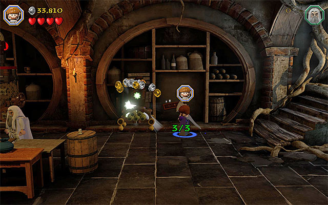 One of the remaining stands - Stage 2 (An Unexpected Party) | Main Stages - Collectibles - Main Stages - Collectibles - LEGO The Hobbit Game Guide & Walkthrough