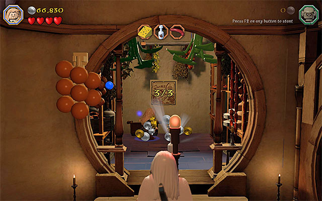 The third map - Stage 2 (An Unexpected Party) | Main Stages - Collectibles - Main Stages - Collectibles - LEGO The Hobbit Game Guide & Walkthrough