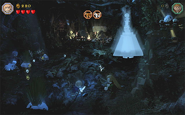 Put on the ring and build a huge weight - Stage 4 (Roast Mutton) | Main Stages - Collectibles - Main Stages - Collectibles - LEGO The Hobbit Game Guide & Walkthrough