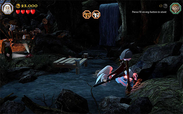 The third skeleton - Stage 4 (Roast Mutton) | Main Stages - Collectibles - Main Stages - Collectibles - LEGO The Hobbit Game Guide & Walkthrough