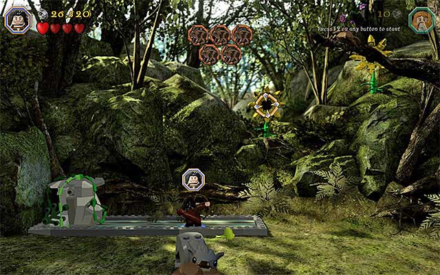 One of the flowers - Stage 5 (The Troll Hoard) | Main Stages - Collectibles - Main Stages - Collectibles - LEGO The Hobbit Game Guide & Walkthrough