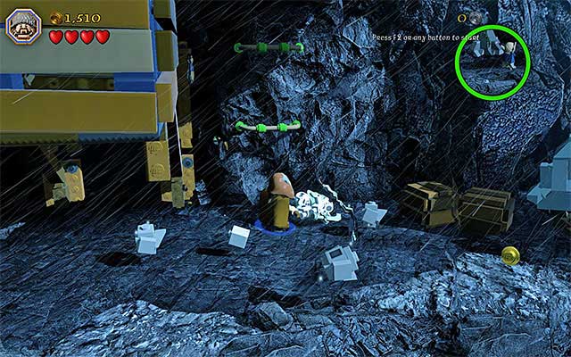 The first skeleton - Stage 6 (Over Hill and Under Hill) | Main Stages - Collectibles - Main Stages - Collectibles - LEGO The Hobbit Game Guide & Walkthrough