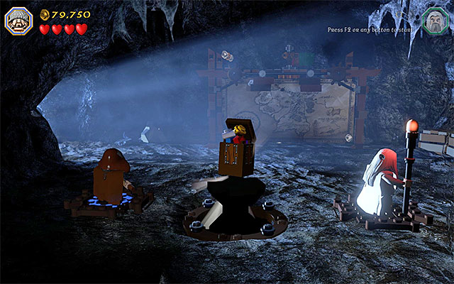 Position the characters on separate plates - Stage 6 (Over Hill and Under Hill) | Main Stages - Collectibles - Main Stages - Collectibles - LEGO The Hobbit Game Guide & Walkthrough