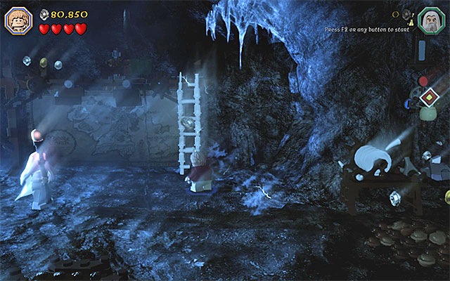 Put on the ring and build a ladder - Stage 6 (Over Hill and Under Hill) | Main Stages - Collectibles - Main Stages - Collectibles - LEGO The Hobbit Game Guide & Walkthrough