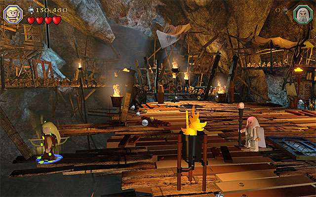 The spot where you take the jump - Stage 7 (Goblin-town) | Main Stages - Collectibles - Main Stages - Collectibles - LEGO The Hobbit Game Guide & Walkthrough