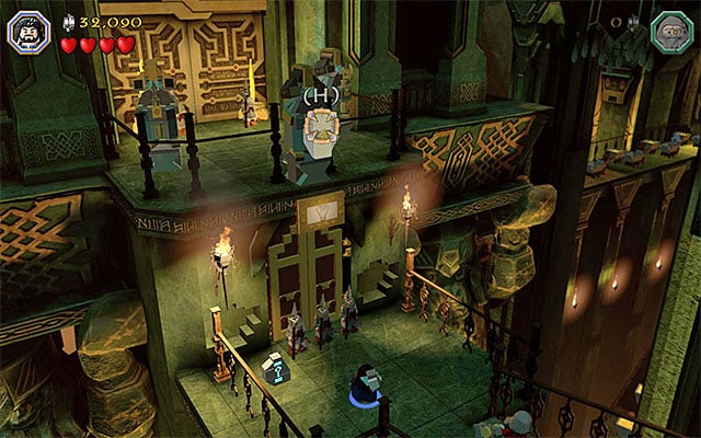 Follow the path and remember to smash all of the objects in the area - Stage 1 (Greatest Kingdom in Middle-Earth): Inside the Lonely Mountain | Walkthrough - Walkthrough - LEGO The Hobbit Game Guide & Walkthrough