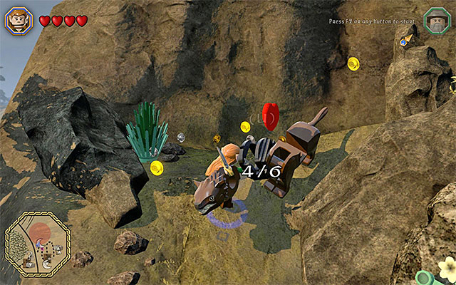 It is best to attack the monsters one by one - White question marks - walkthroughs for quests 21-40 | Middle Earth - Side missions - Middle Earth - Side missions - LEGO The Hobbit Game Guide & Walkthrough