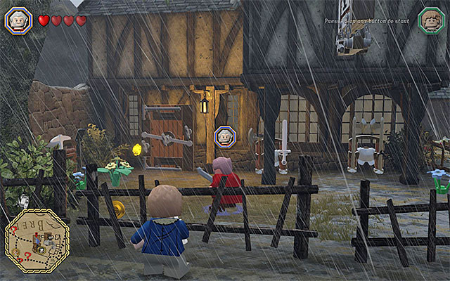 Blacksmith in Bree - Red question marks | Middle Earth - Side missions - Middle Earth - Side missions - LEGO The Hobbit Game Guide & Walkthrough