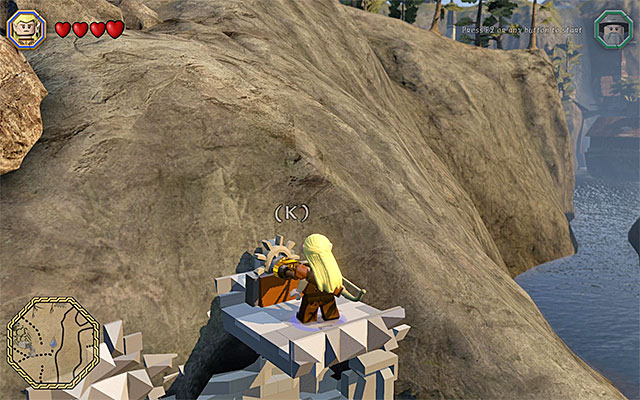 You need to reach the mechanism above the locked gate - Schematics locations (1-8) | Middle Earth - Schematics - Middle Earth - Schematics - LEGO The Hobbit Game Guide & Walkthrough